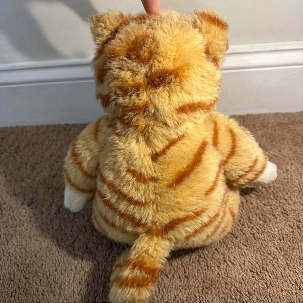 Build A Bear BABW Vintage Tabby Cat Plush Stuffed Animal Orange Stripes Retired - Picture 4 of 12